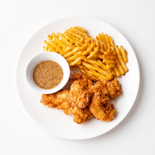 Kids Chicken Nuggets & French Fries.