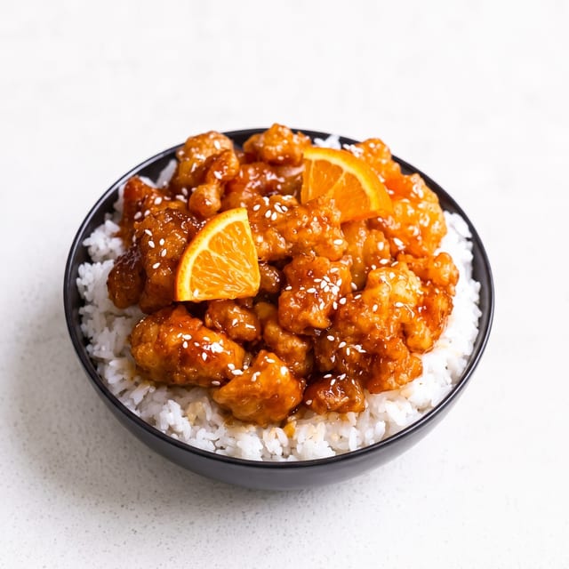 Rice Dish Citrus Mango Chicken.