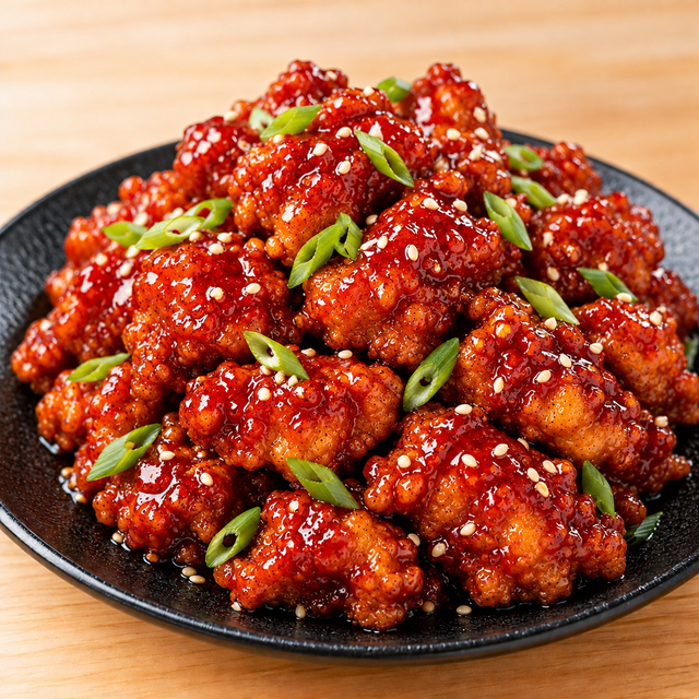 Spicy Soy Garlic Chicken.