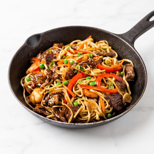 Pork Stir Fry Noodles.