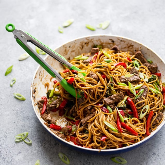 Beef Stir Fry Noodles.