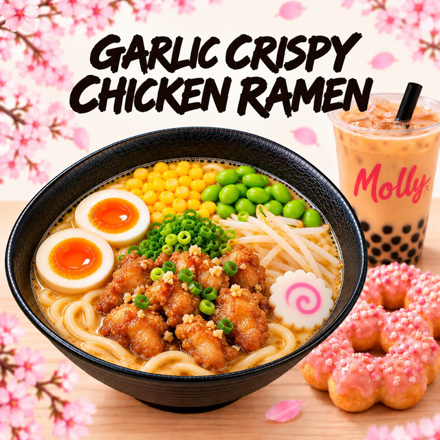 Ramen Soy Garlic Chicken.